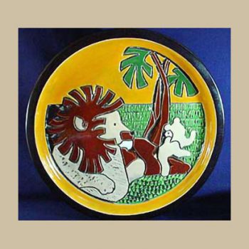 PL07 Lion plate rare