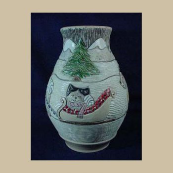 VA24-Rinconada Vase Huskies