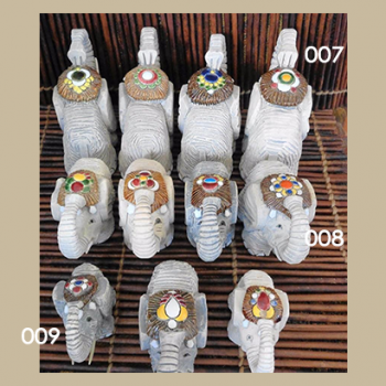 Elephant #007 (5.5 long - ceramic tusks)