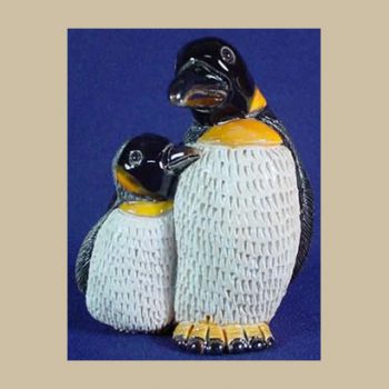 Emperor Penguin with baby #BR42-AP