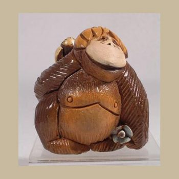 Ornagutan 075 blue flower