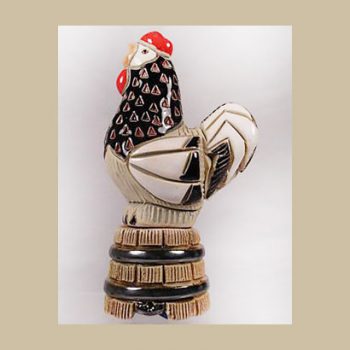 Chicken Rooster on Bucket #339A