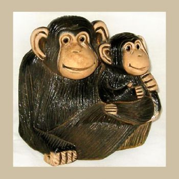 Gorilla mom & baby - mid size - #Arg8200