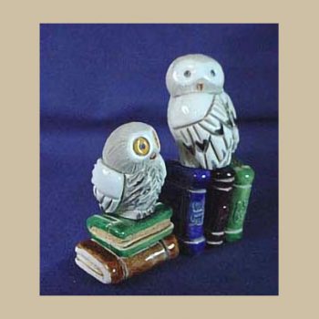 2 little snow Owl over 5 books #BR21B