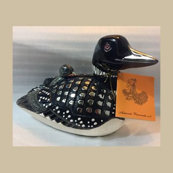 Loon with baby LWL #431