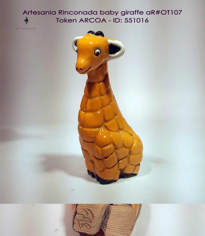 Artesania Rinconada baby giraffe aR#OT107 v1